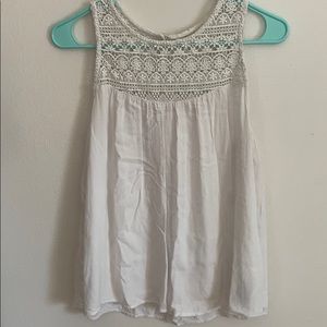 White tank top